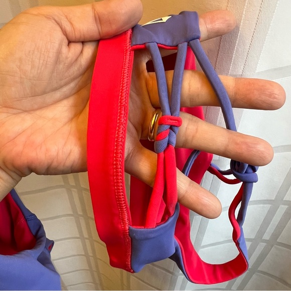 Lululemon Ivivva Reversible Bikini Red Purple 4-6 - Picture 4 of 10